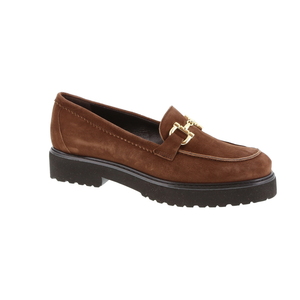 Cinzia Valle mocassin cognac