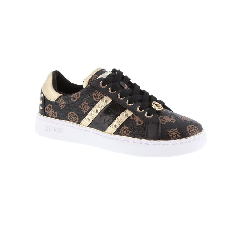 Guess Bruine Lage Sneakers Banq/active - Schoenen.nl