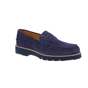 Exton mocassin blauw