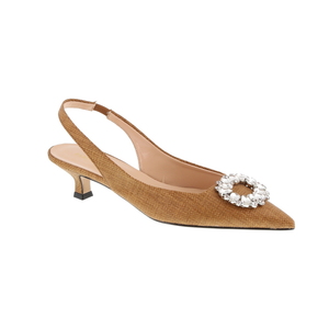 Paris Londres slingback cognac