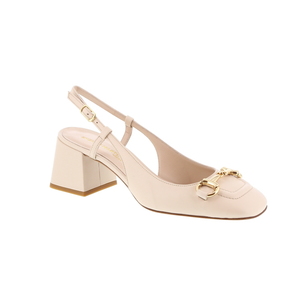 Moonflower slingback wit