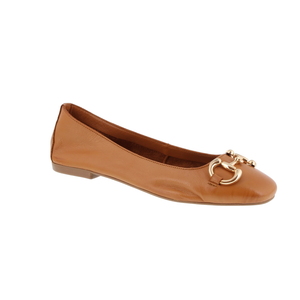 Alexia Barreca ballerina cognac