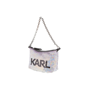 Karl Lagerfeld schoudertas zilver