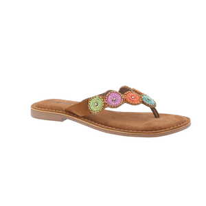 Lazamani slipper cognac