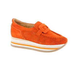 Softwaves mocassin oranje