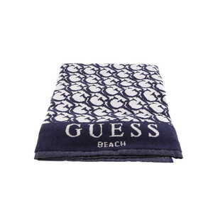 Guess handdoek blauw