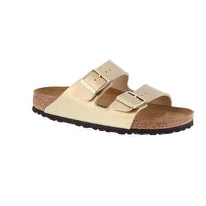 Birkenstock muiltje goud