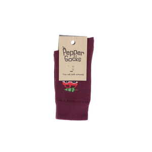 Pepper Socks kousen bordeaux