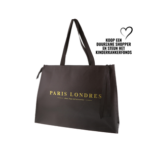 Paris Londres shopper zwart