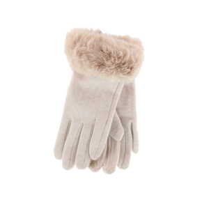 Borsa Milano handschoenen beige