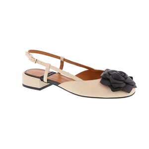 Angel Alarcon slingback wit
