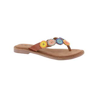Lazamani slipper cognac