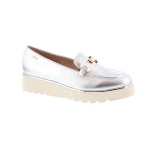 Nathan Baume mocassin zilver