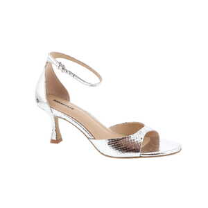 Lola Cruz sandaal zilver