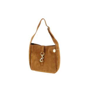 Laura Di Maggio schoudertas cognac