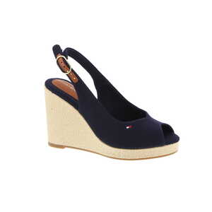 Tommy Hilfiger espadrille blauw
