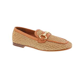 3'Belles mocassin cognac
