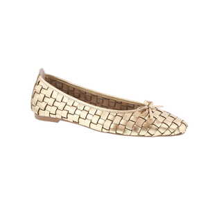 3'Belles ballerina goud