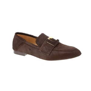 Lola Cruz mocassin bruin