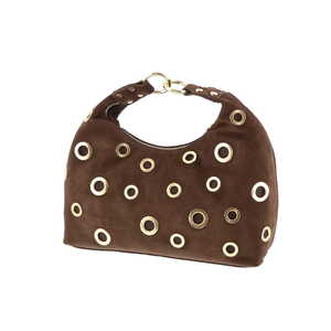 Borsa Milano schoudertas bruin