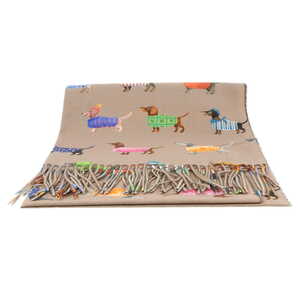 Borsa Milano sjaal taupe