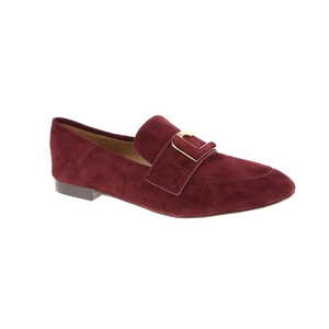 Lola Cruz mocassin bordeaux
