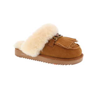 Nathan Baume pantoffel cognac