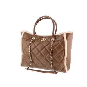 Twinset shopper cognac