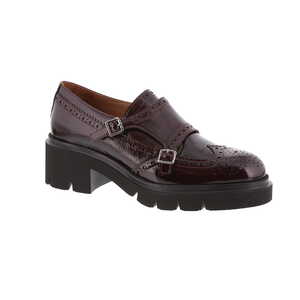 3'Belles mocassin bordeaux