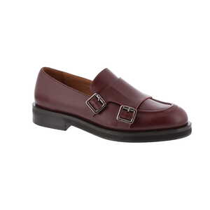 3'Belles mocassin bordeaux