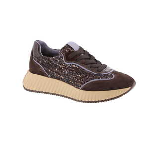 Softwaves sneaker bruin