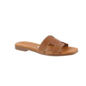 Oh My Sandals muiltje cognac