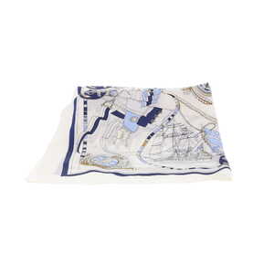 Borsa Milano sjaal blauw