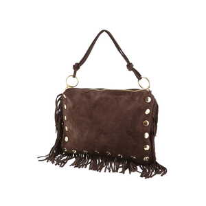 Borsa Milano schoudertas bruin