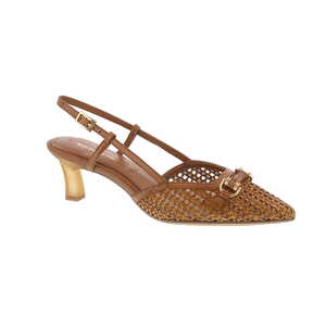 Tamaris slingback cognac