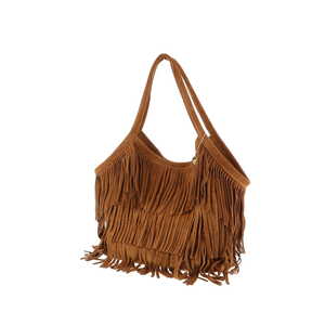 Laura Di Maggio schoudertas cognac