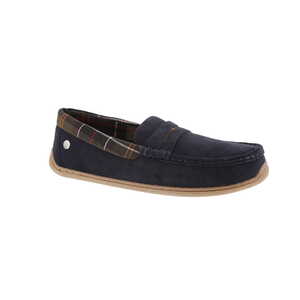 Barbour pantoffel blauw