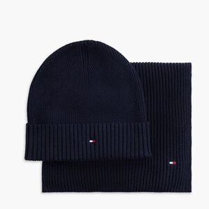 Tommy Hilfiger sjaal blauw