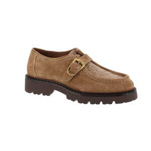 3'Belles mocassin camel