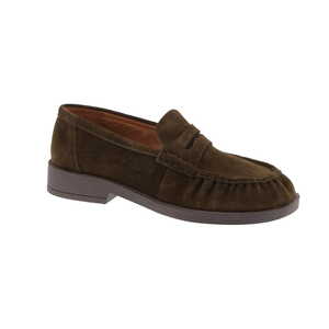 3'Belles mocassin kaki