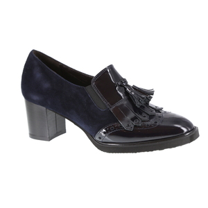 Cinzia Valle mocassin blauw