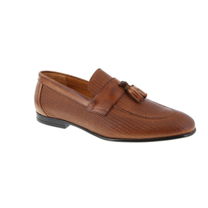 Green Step mocassin cognac